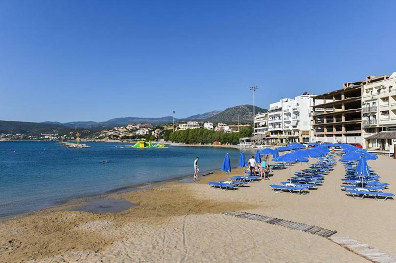 Stunning Seaview Town Apartment Ágios Nikólaos 외부 사진